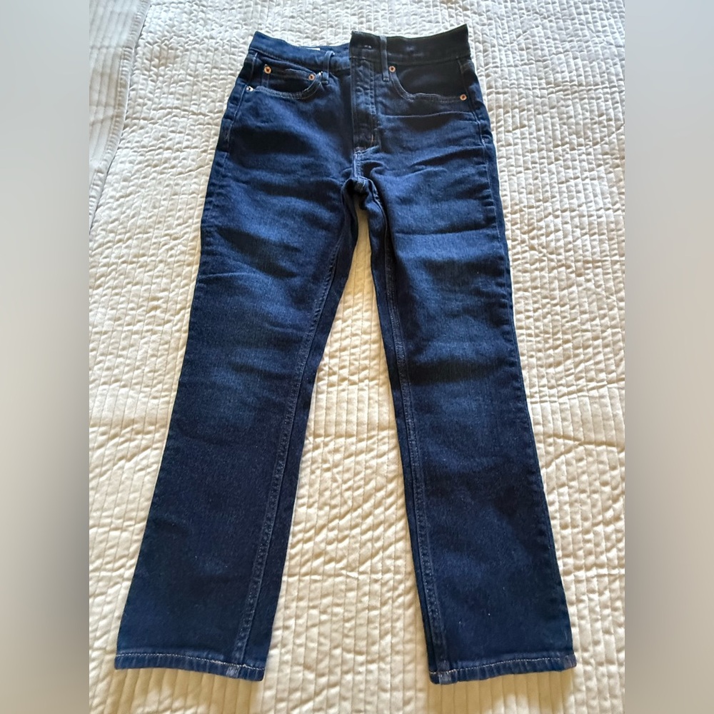 Gap vintage slim high rise cropped jeans